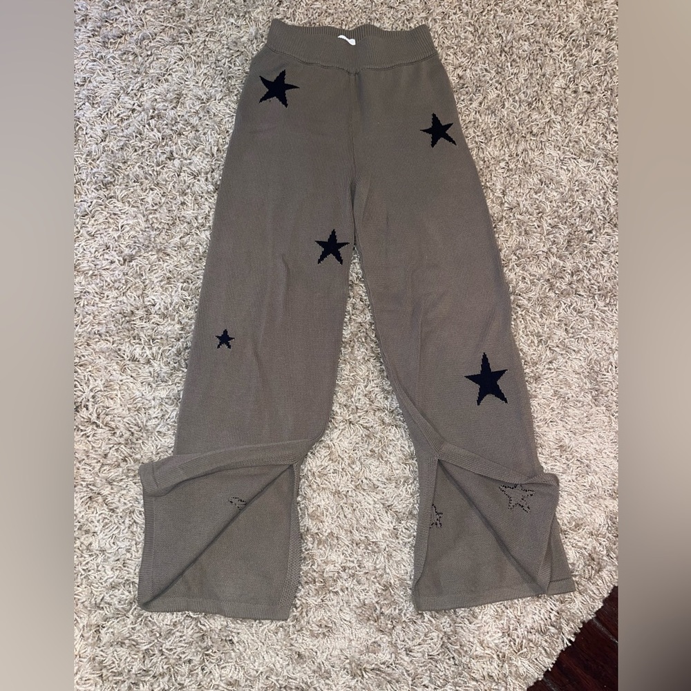 Women’s pointe knit wide leg pant